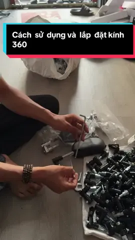 Cách  sử  dụng và  lắp  đặt  chân khín  360 độ  và  lưu ý  khi ae  lắp  đặt  kính #thinhhanh #xuhuongtiktok #xemay #vario #siriusblack 