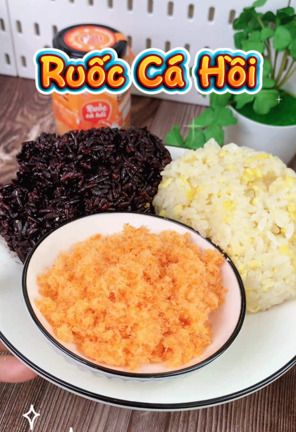 Ruốc Cá Hồi Nguyên Chất nhà mẹ Bắp cho trẻ ăn dặm dinh dưỡng lắm nha mn! #ruoccahoi #muataitiktok #ruoccahoimebap #cahoi #review 