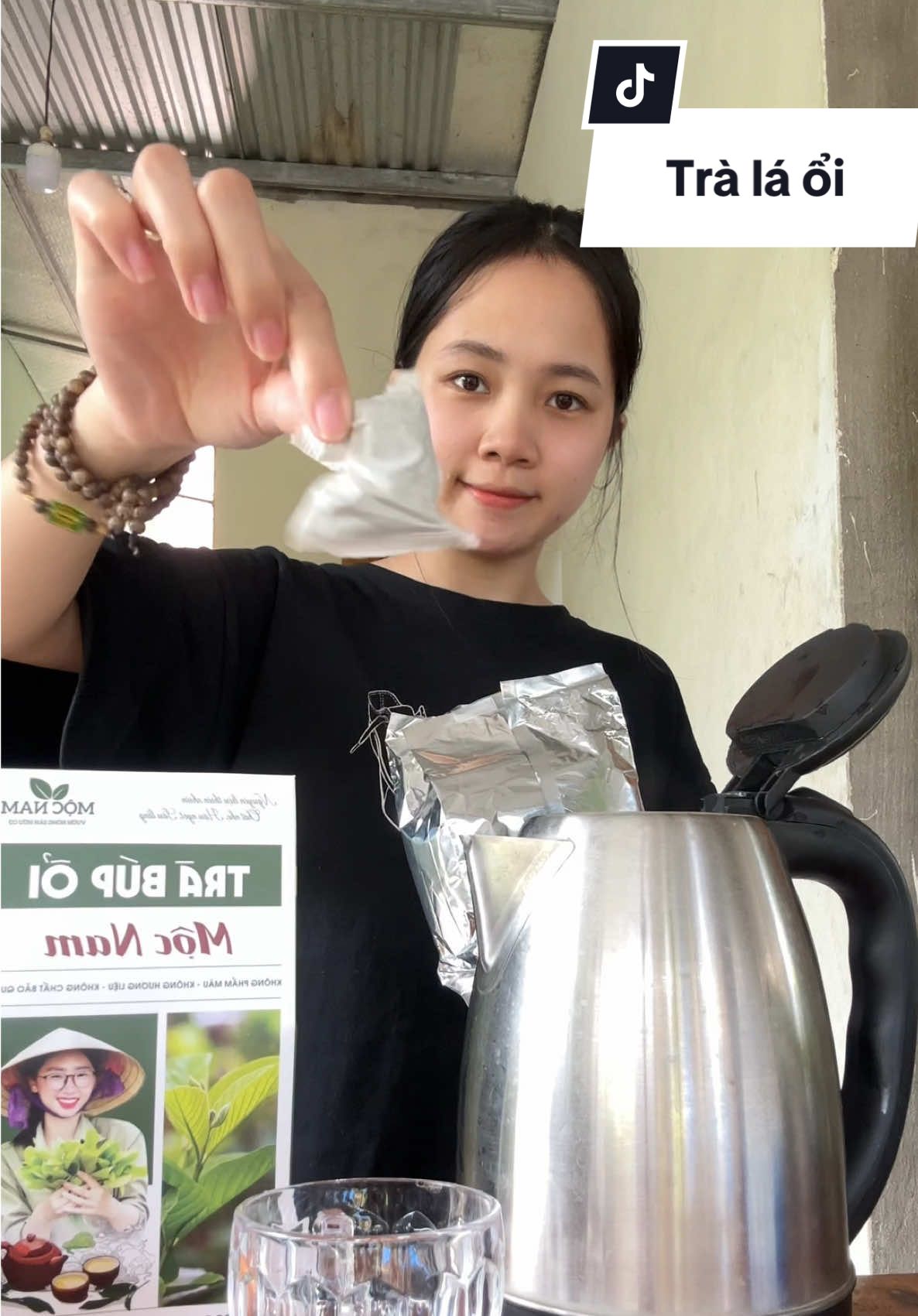 Trà lá ổi có loại nguyên bản và mix 5 vị ( lá ổi, lá sen, giảo cổ làm, gạo lướt, đậu đen ) #tralaoi #tralaoilasen  #xuhuong 