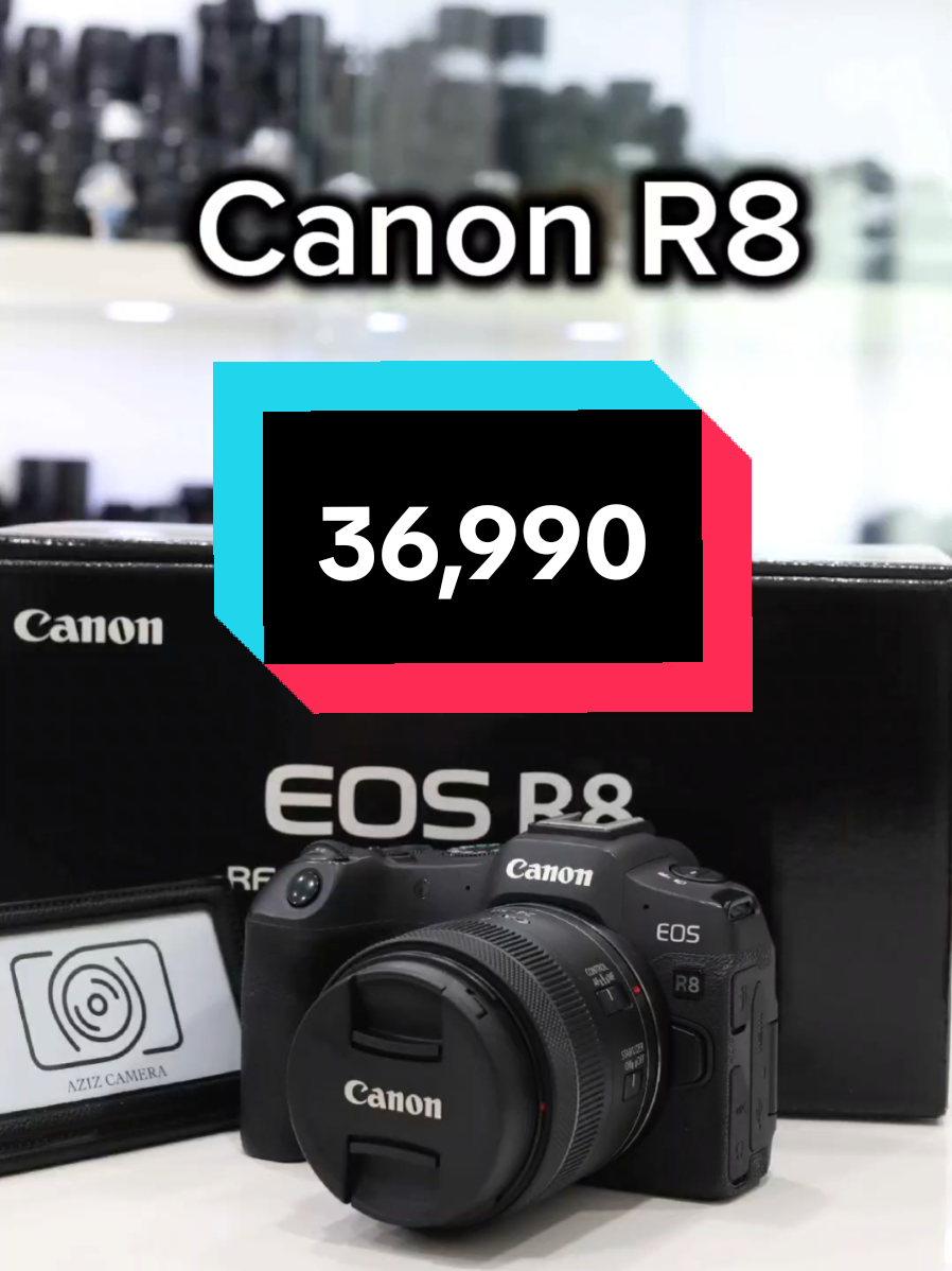 Canon R8 พร้อมเลนส์ 24-50กล่องครบ สภาพสวย ✅ 36,990฿.  ✅ แยกเฉพาะบอดี้ 32,990฿. #canonr8 #azizcamera #ร้านกล้องอะซิส #azizcamera2hand #azizcamerasecondhand         