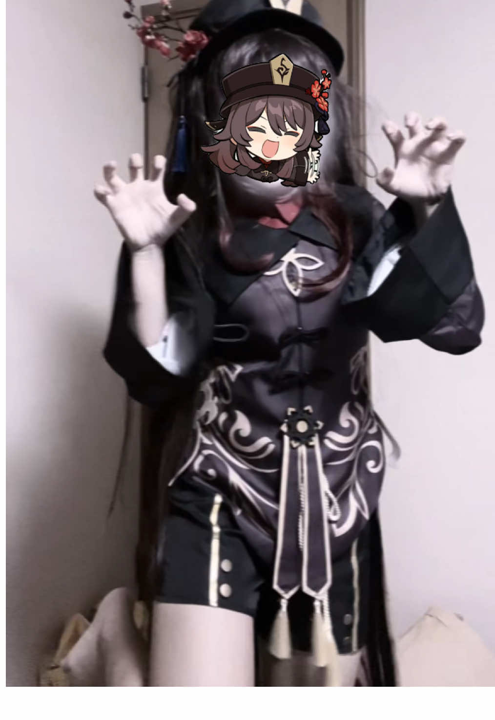 これでも身長155cm() #原神 #胡桃 #原神やってる人と繋がりたい #原神コスプレ #コスプレ 