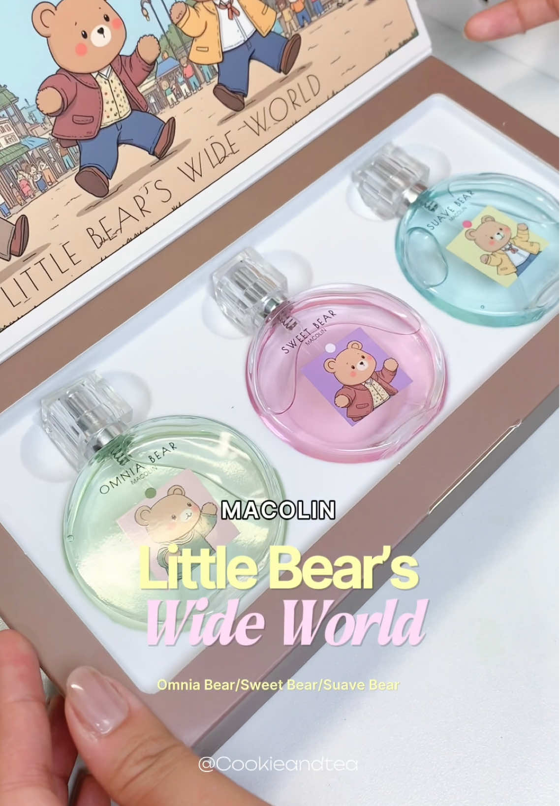 🐻เซตน้ำหอมหมี 3กลิ่น3สไตล์🎀 ✨งบหลับร้อย ได้ถึง3กลิ่น คุ้ม!! #macolin #น้ําหอม #perfume 