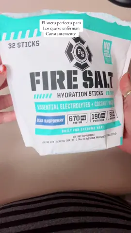 El suero perfecto para mantenerte hidratado #seasalt #electrolytes #hidratacion  #ER #blueraspberry  @Fire Science Nutrition 