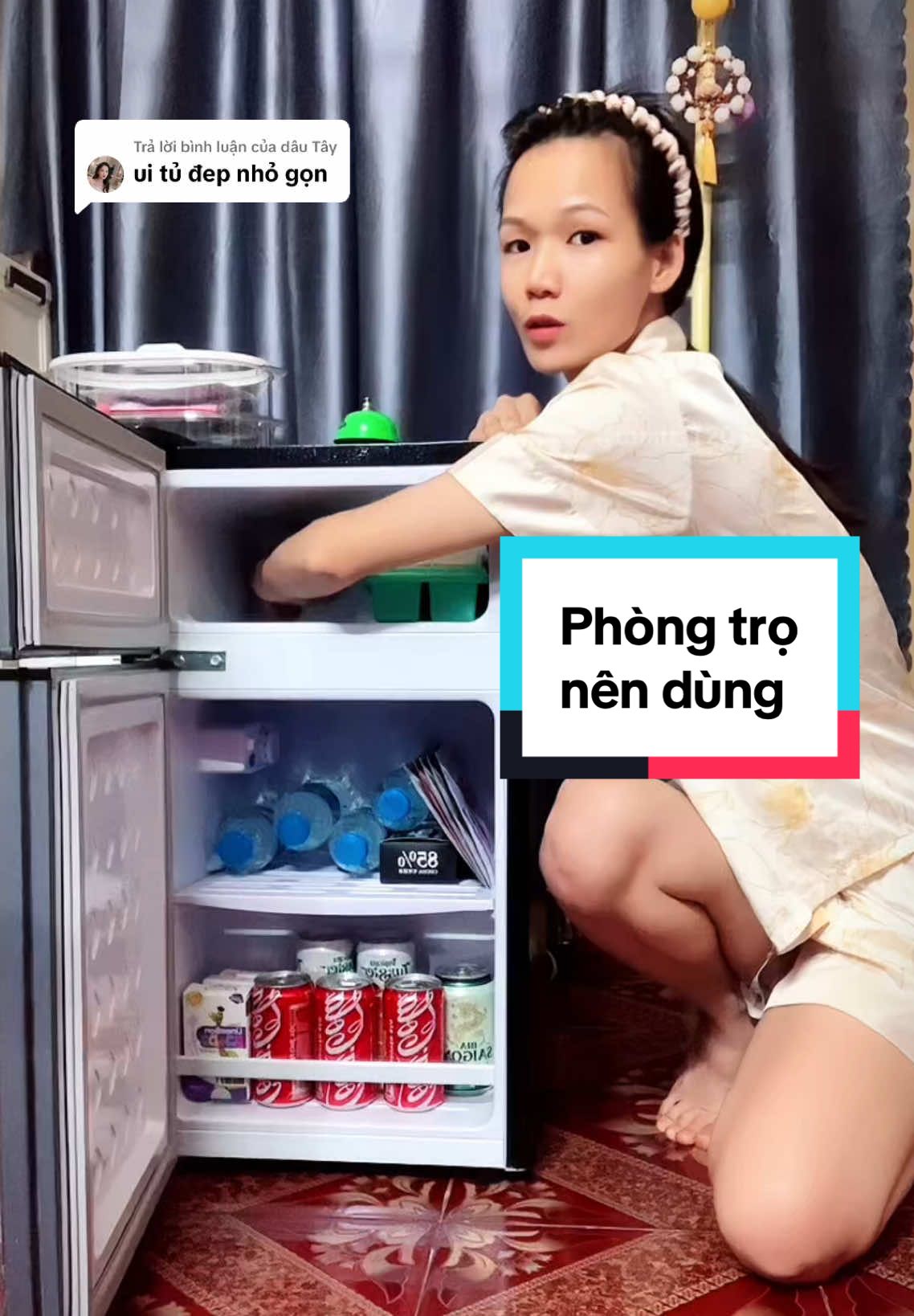 Trả lời @dâu Tây Tủ lạnh Mini Chigo thiết kế nhỏ gọn phù hợp không gian phòng trọ nhỏ, sinh viên, người đi làm, hoặc để phòng làm việc, phòng ngủ rất tiện, bảo hành 2 năm hàng mới nguyên đai nha mn #tamtt1204 #tulanh #tulanhmini #chigo #viral 