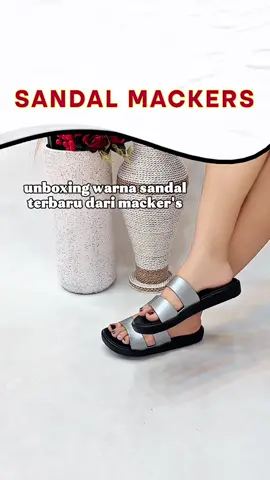 cobain yang warna silver ahh 2302😋🛍️#sandalwanita #mackersindonesia #fyp #fyppppppppppppppppppppppp #fashionwanita 