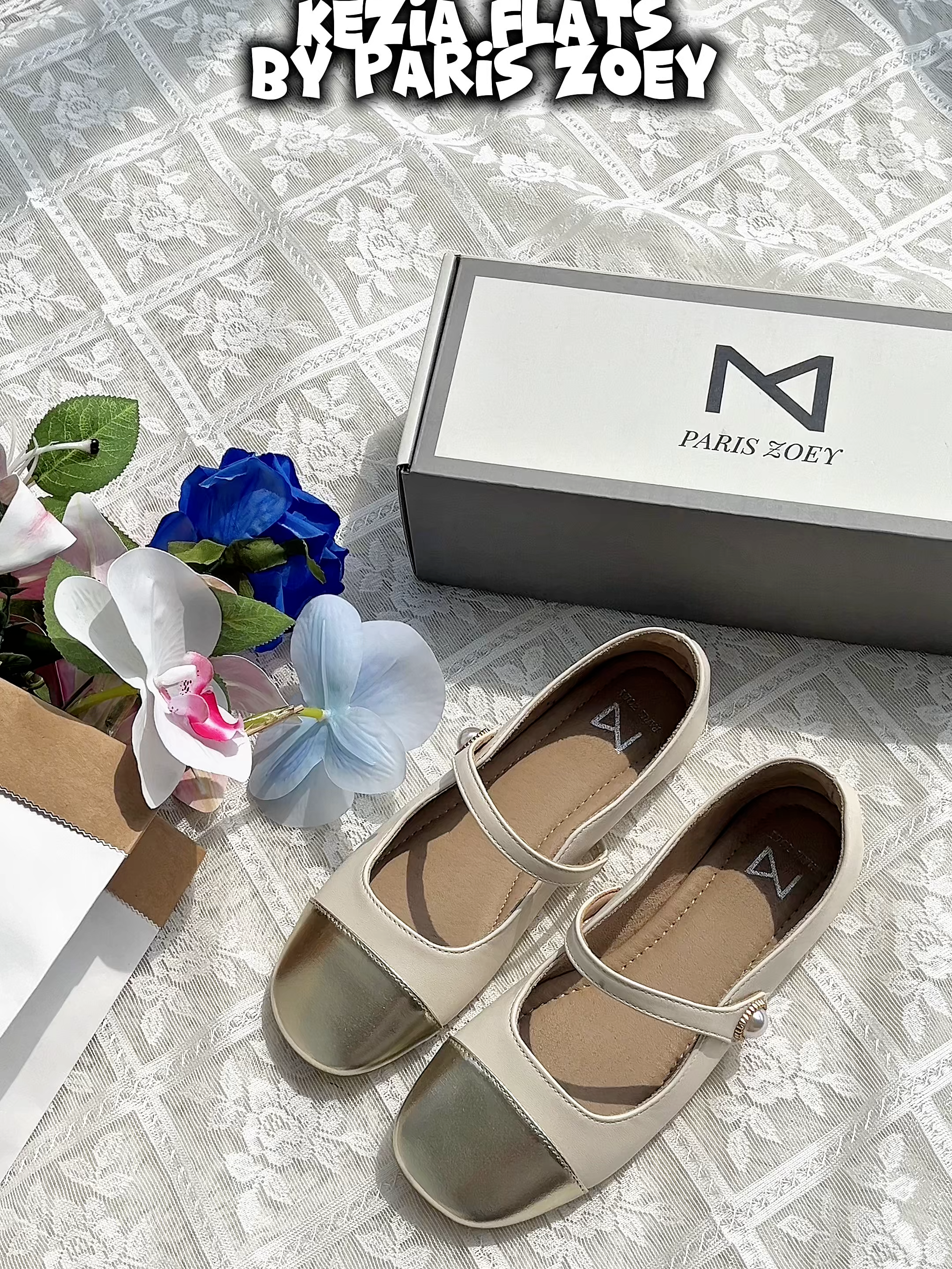 🌟 Kezia: Statement dengan sentuhan elegan dari detail ujung emasnya. Stylish banget untuk tampil standout! #Flatshoes #outfitideas #ParisZoey #WIBGAJIAN #Fashionable #StylingTips #OOTD #WomensFashion #style #Looks #inspooutfit #fashionmerdekasale #fashionplayground #paydaysale #promokejutan