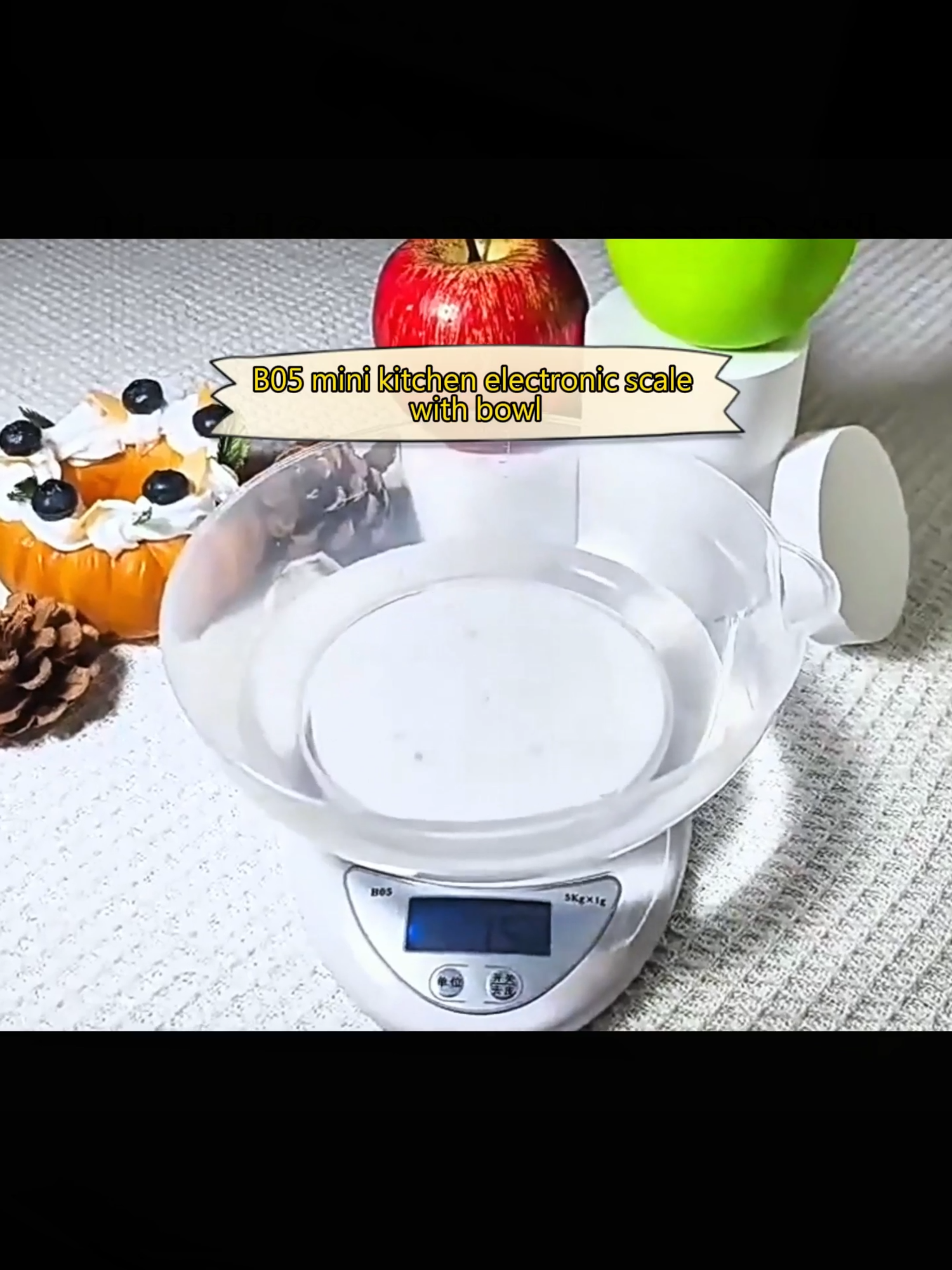 Digital Kitchen Scale With Container Food Weighing Scale Digital Measuring Gram Accurate Scale#Minikitchenelectronicscale#Householdsmallgramscale#Bakingscalekitchenscale