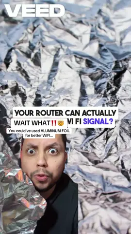 #creatorsearchinsights You can use ALUMINUM FOIL for better WIFI