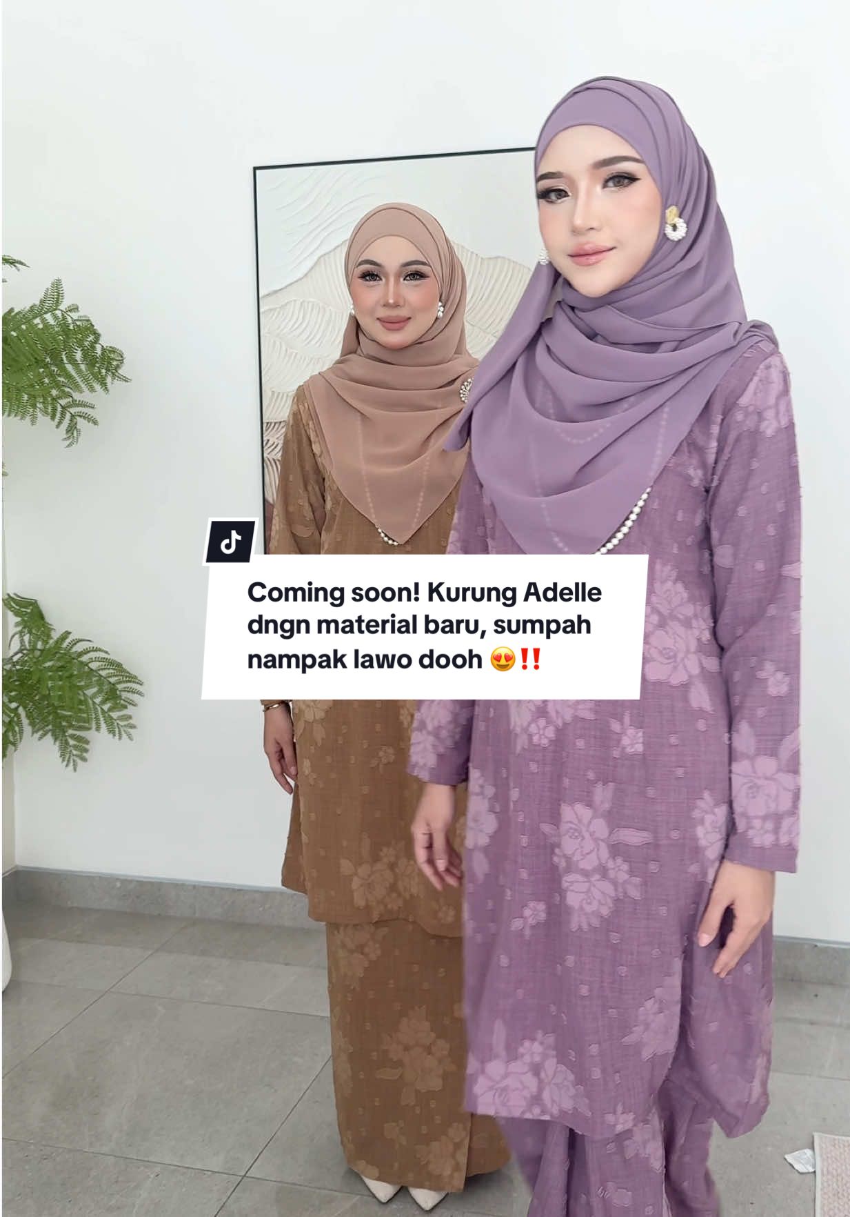 Akan datang! Kurung Ardelle dngn material uragiri cotton embossed, selesa n lawo dooh 🥰 Confirm dah excitedkan? 😍🔥 Stanby! Masuk live launching Sabtu ni jam 9pagi 📍 #nfhboutiquegallery #kurung #kurungcantik #kurungmurah #bajuwanita 