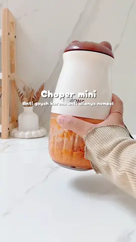 Chopper mini yg gak gampang goyah karena anti slipnya udah nempel✨ #chopper #choppermini #chopperindonesia #choppersamono #blender 