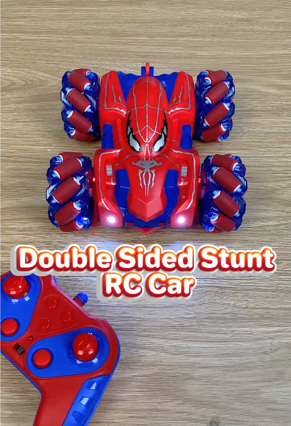 Double sided stunt RC car #toyreview #carsoftiktok #fypシ゚viral #rccar #openendedplay 