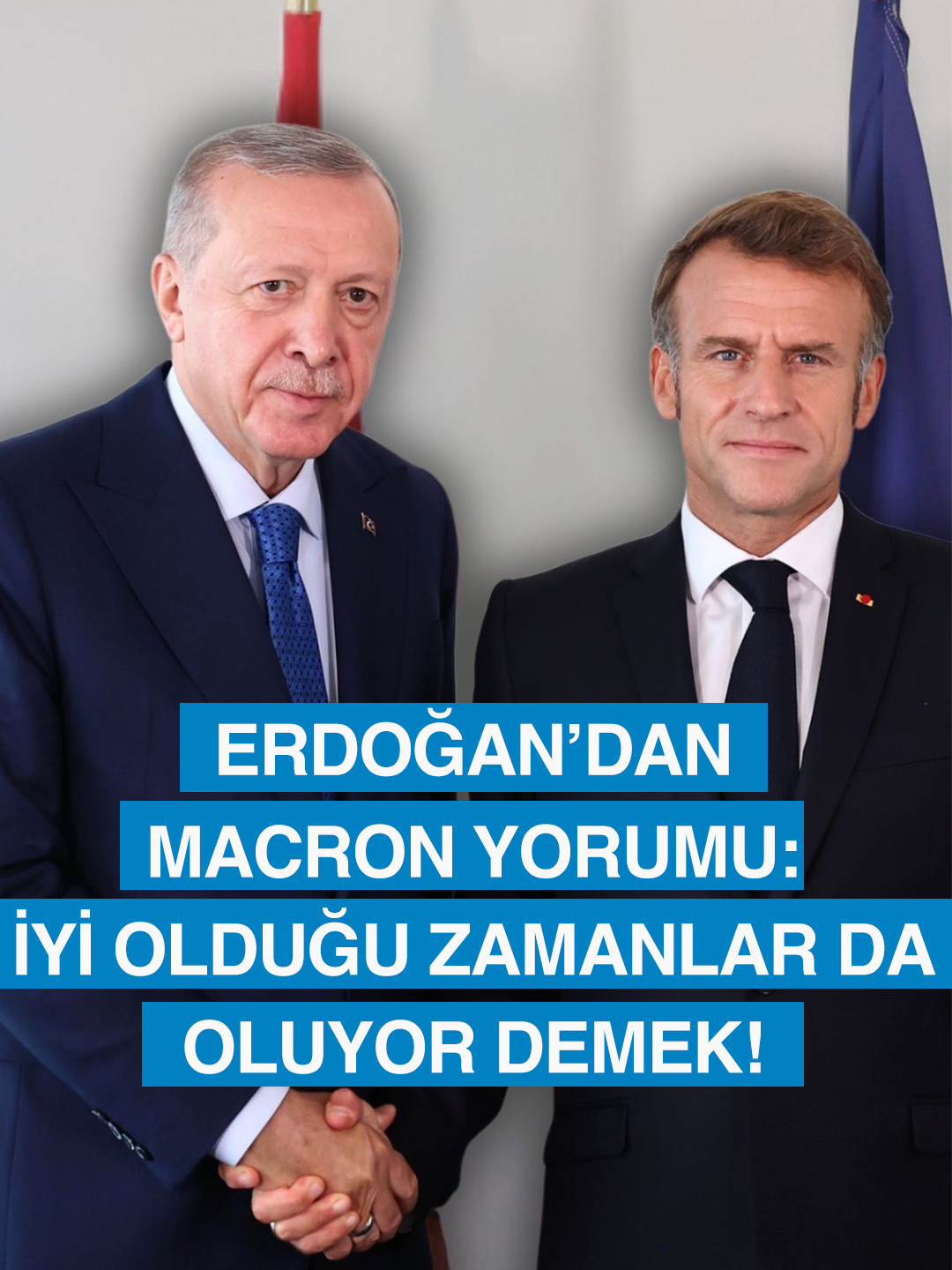 Cumhurbaşkanı Recep Tayyip Erdoğan ile Fransa Cumhurbaşkanı Emmanuel Macron, Birleşmiş Milletler Genel Merkezi’nde bir araya geldi. Macron’un Erdoğan’ı karşıladığı dakikalarda iki devlet başkanı arasında dikkat çeken bir diyalog yaşandı. Cumhurbaşkanı Erdoğan, Macron’a “Nasılsın?” diye sordu. Macron’un “İyiyim” cevabı üzerine Erdoğan gülümseyerek, “İyiymiş, iyi olduğu zamanlar da oluyor demek ki” karşılığını verdi. #t24 #receptayyiperdoğan #macron #fransa #türkiye #keşfet