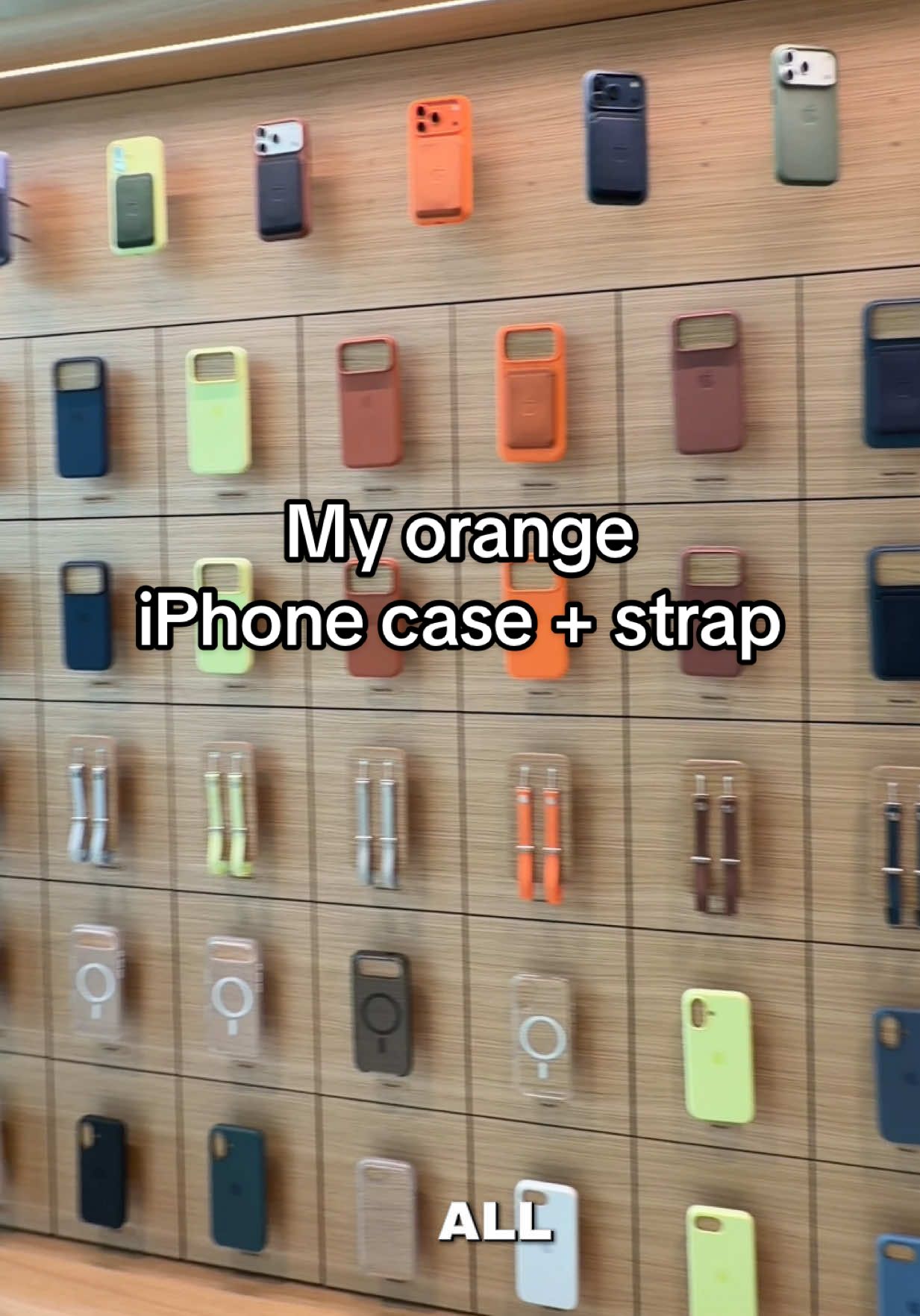both my iPhone case and Crossbody strap dropped from the Apple Store #iphone17promax #iphonecase #iphoneaccessories #iphone #iphone17 