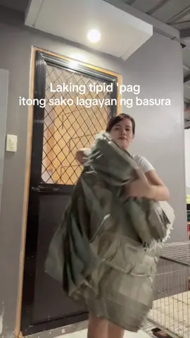 Laking tipid nito 50pcs na sako lagayan ng basura #sulit #sako #garbagebag 