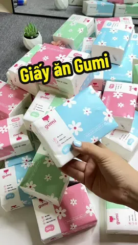Thùng 42 gói giấy ăn nhà Gumi #giayan #giayangumi #gumi #giayancaocap #giayan4lop 