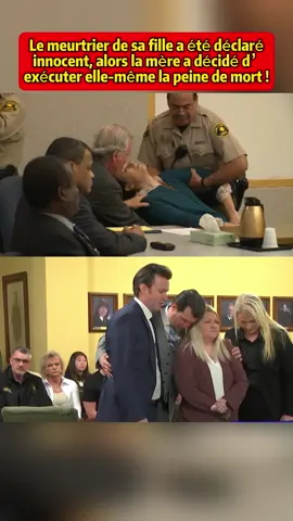 Le meurtrier de sa fille a été déclaré innocent, alors la mère a décidé d' exécuter elle-même la peine de mort!#fyp #criminel #crime #tribunal #nouvelle 