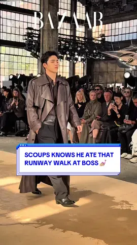 Seriously feeling proud parents watching #SCoups walk…🥹 The @SEVENTEEN leader closed out the @BOSS runway just like a boss.  Tap on the link 🔗 to see all the Asian stars at Fashion Week. . . . #harpersbazaarsg #Boss #에스쿱스 #ChoiSeungcheol           