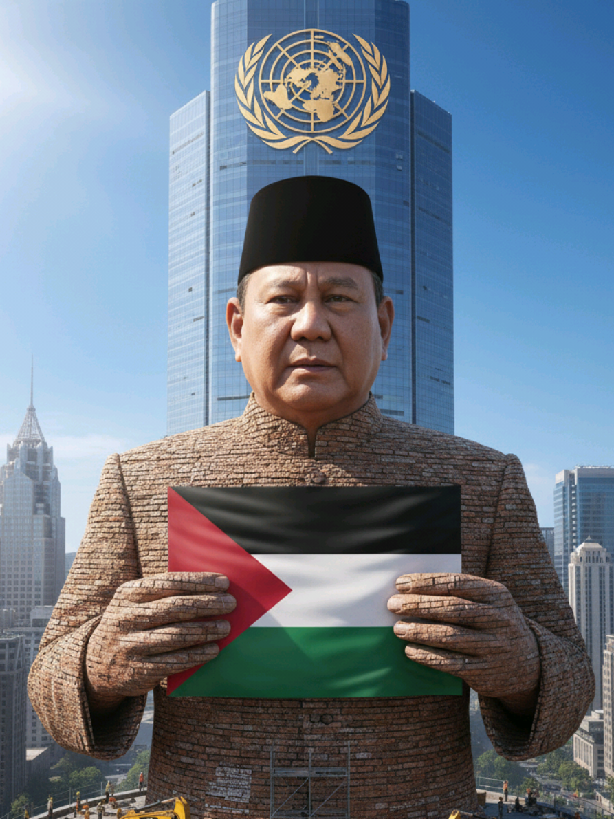 Momen Prabowo pidato berapi api didepan perwakilan ISRAEL 🇮🇱 di markas PBB 🔥 #prabowo #israel #palestine #indonesia #unitednations 