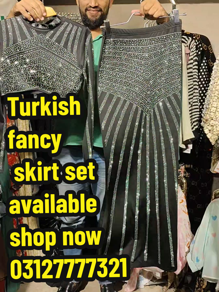 Turkish fancy skirt set available shop now 03127777321 cash on delivery available  #women #clothing #outfits #customersmostloved #fashiontiktok 