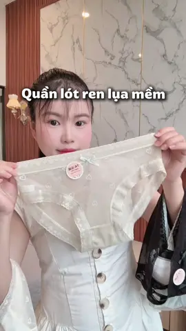 Mua lẻ mắc quá thì mua combo cho nó rẻ đi mấy chị, quần lót ren mặc siu mát nha #quanlotren #quanchip #quanchipren #xuhuong #review 