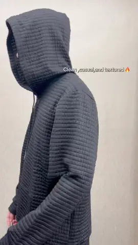 Clean ,casual,and textured 🔥#OOTD #fallfashion #tiktokshop #mens #mensfashion #menswear #outfit #stylish #comfortable #goodlooking #menswearfashion #breathable #sports #plaid #texture #hoodie #hoodieseason #drawstring #pocket #viraloutfit #plussize #plussizefashion 