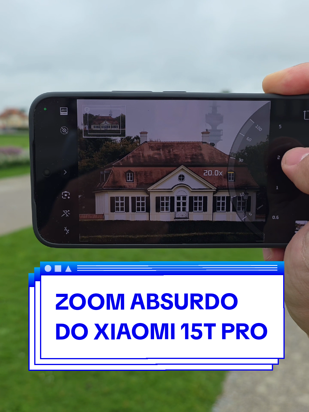 O Xiaomi 15T Pro conta com zoom óptico de 5x, porém ele consegue manter a mesma qualidade em 20x, mesclando o zoom óptico, com zoom digital e usando IA para aprimorar a foto. O resultado final fica perfeito. As lentes Leica fazem toda diferença. #xiaomi15tpro 