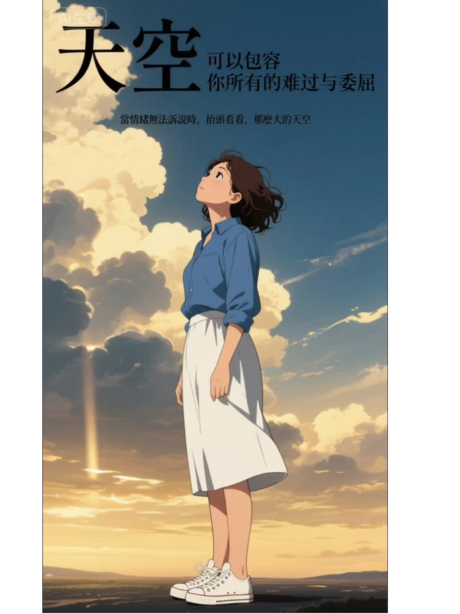 💖《抬头看看天空吧，它能包容你所有的委屈》今天的你抬頭了嗎 ? 你的委屈天空懂 #正能量 #心靈深呼吸 #治癒瞬間 #情緒療癒 #自我和解 #心靈暖流 #人生感悟 #能量療愈 #情感 ✨天空是宇宙送給我們的免費療癒所 當委屈滿溢時，記得抬頭，那片無垠的藍能稀釋你的淚水，流動的雲帶走你無處安放的情緒。 它從不評判，只是溫柔存在，提醒我們：所有心事，終將在浩瀚中找到歸處。 ❤️ 喜歡這份溫暖嗎？  ✨ 訂閱治癒姐姐，讓療癒能量持續流動~  🔔 點亮小鈴鐺，才不會錯過每次感動  🎁 點頭像發現精選好物｜為生活加點治癒力！
