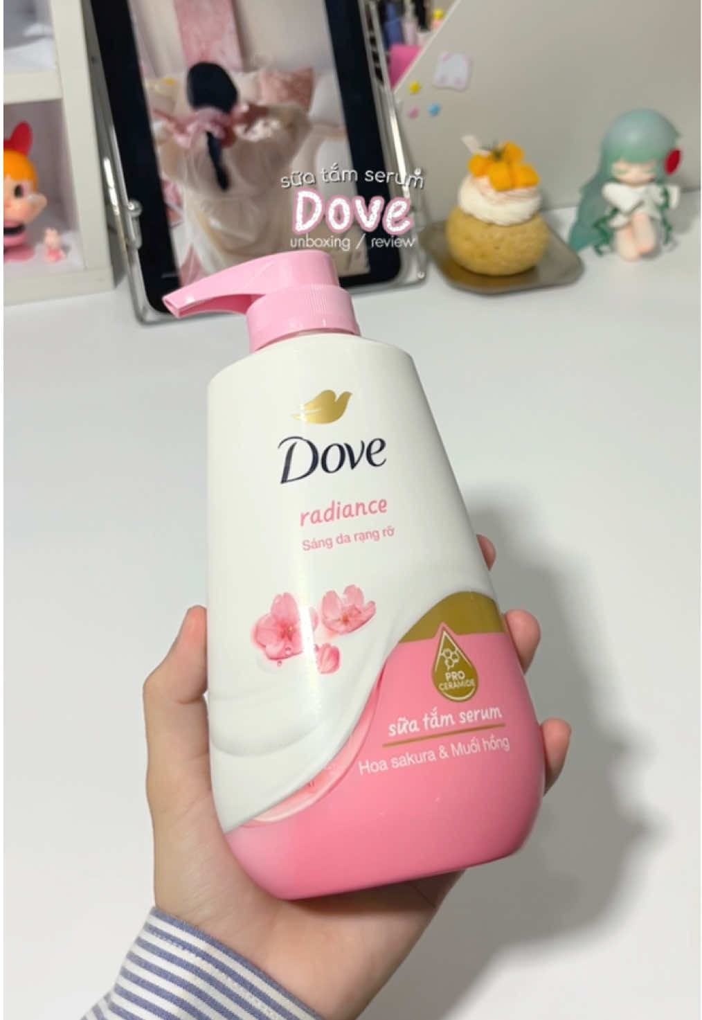 dùng sữa tắm Dove riết bị ghiền hong muốn đổi loại khác lun á 🛁🚿🧖‍♀️#suatamserum #dove #reviewlamdep #goclamdep #muataitiktok 