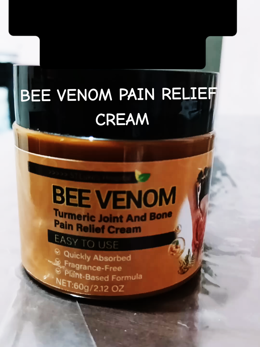 #BeeVenomcream #Painrelief #jointandbone 