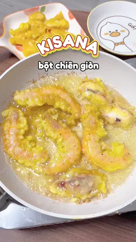 Bột chiên nhà KISANA chiên rau củ,  hải sản hay chiên gà đều rất giòn và thơm ngon 😋 #Botchienkisana #Botchienga #Botchienhaisan #Botchienraucu #Naanmart 