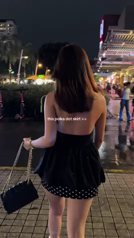 Ang cute ng skirt na to!! Love the fit 🤍✨#skirt #polkadots #skorts #skirtshorts #outfit 