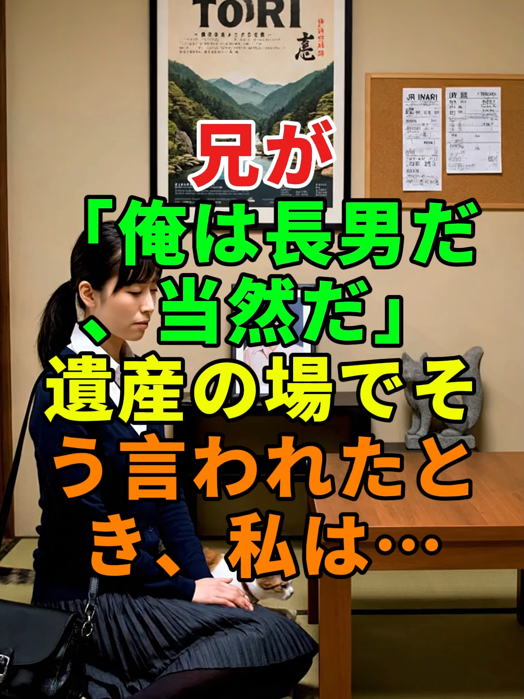 兄が「俺は長男だ、当然だ」遺産の場でそう言われたとき、私は…#家族の悩み#実話 #実話ストーリー #ドラマ #人生 #shorts
