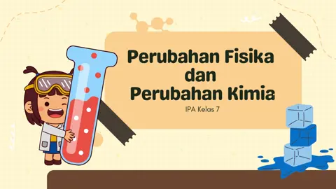 Yuk cari tau perbedaan antar perubahan fisika dan kimia #ipasmp #kelas7 