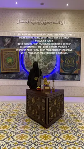 “Kalau sudah hebat untuk menyakiti orang lain berarti sudah cukup kuat menerima balasannya