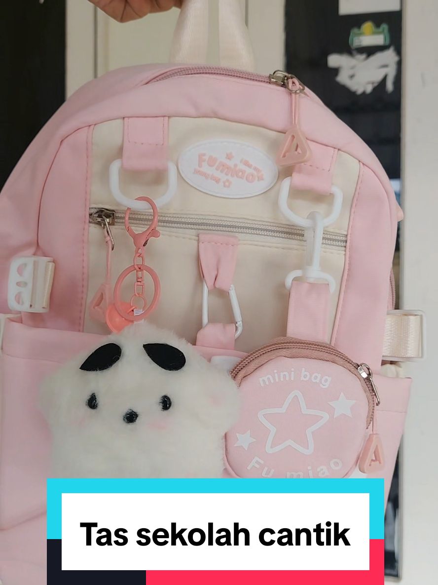 Tas sekolah gaya korea desain cantik imut dan lucu #taswanita #tassekolah #tasranselsekolah 