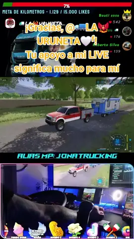 🚛LA🐦‍🔥URUNETA🤍ᶠ, gracias por tu valioso apoyo en mi LIVE. Seguiré esforzándome para crear contenido LIVE aún mejor. @🚛LA🐦‍🔥URUNETA🤍ᶠ #tiktoklive #livehighlights #livegift #supergg #handhearts 