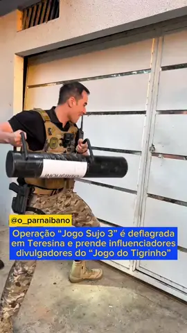 Operação para prender influenciadores divulgadores do “Jogo do Tigrinho” em Teresina #oparnaibano #tigrinho #jogo #azar #influencer 