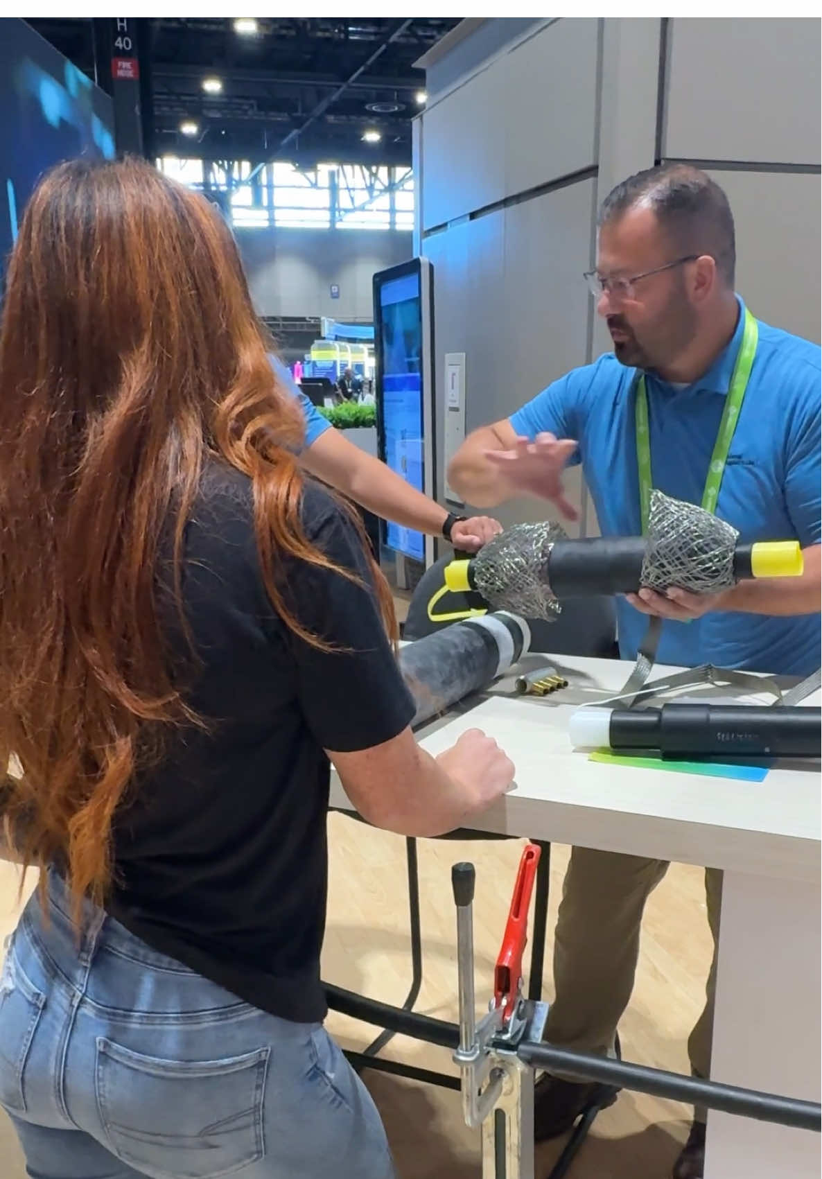 #ad NECA 2025 at the @3M booth, excited to test all these new products on the field! #3M #wehaveyoursolution 