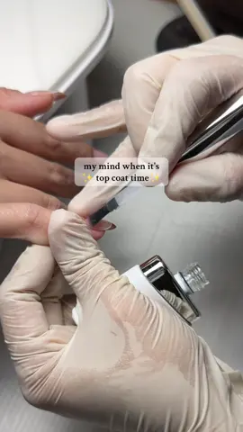 my mind when it's top coat time ✨ #nailart #topcoat #cebu #fyp #viral 