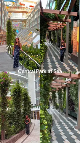 Central Park but make it nautical  @Royal Caribbean @Old Navy Official  @Melinda Maria Jewelry  @stevemadden @Sol de Janeiro Inc  @pradabeauty @LaRochePosayUS  #royalcaribbean #utopiaoftheseas #cruiselover #royalcaribbeancruise #oldnavy 