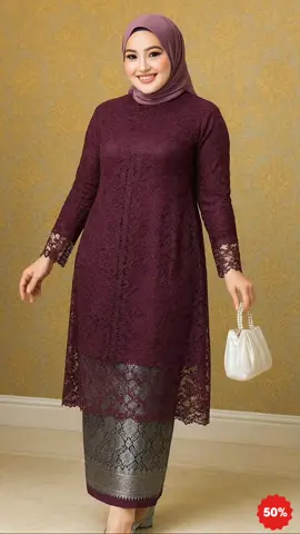 ✨Setelan Kebaya Brokat Premium✨ Mau tampil elegan tanpa ribet? Ini solusinya! ✅ Bahan brokat premium + rok songket lilit (langsung pakai, gak ribet) ✅ Muat sampai LD 130 cm (big size friendly) ✅ Nyaman dipakai, cutting jatuh cantik ✅ Harga cuma 130 ribuan! Worth banget ⚡Stok cepat habis, jangan tunggu sold out! Klik sekarang sebelum kehabisan!⚡ #kebayamodern #kebayabrokat #ootdhijab #fashionwanita #bajuwanita 