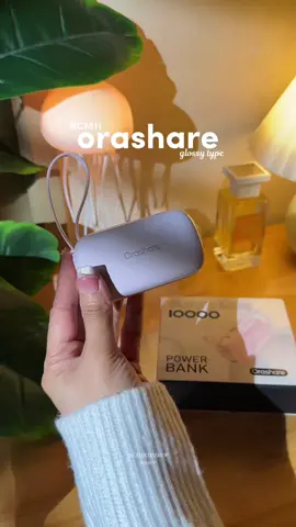 Orashare PCM11 glossy version — mini powerbank  @Orashare Lifestyle PH #orashare #orasharepcm11 #minipowerbank #powerbank 