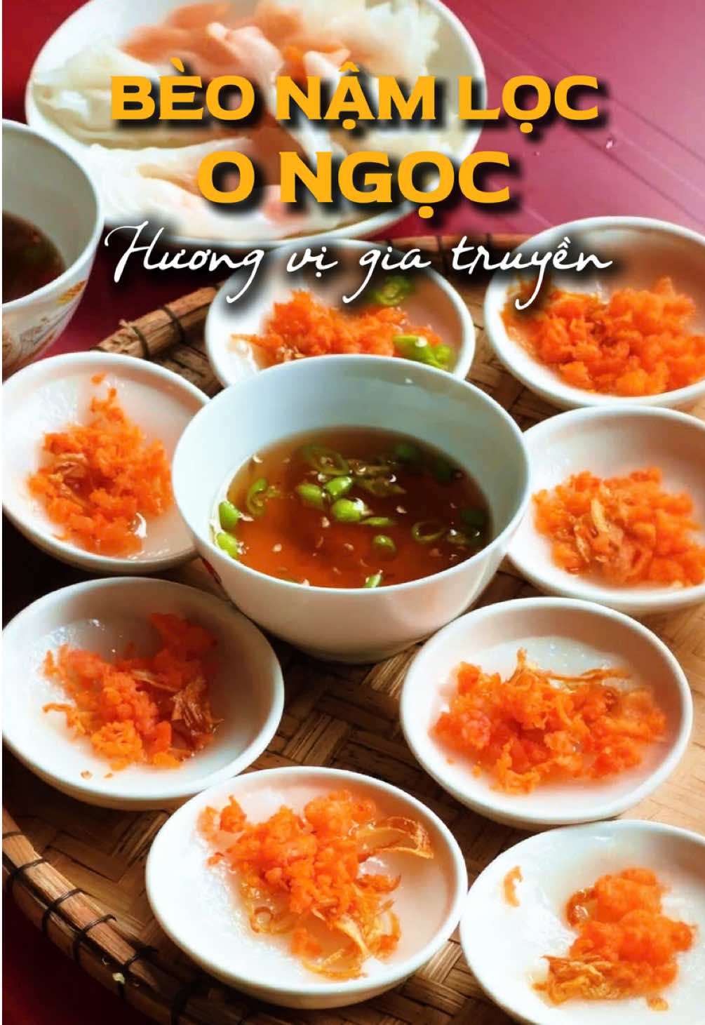 Quán O Ngọc – nơi lưu giữ hương vị bánh bèo nậm lọc gia truyền của mệ Dư. Người con gái nối nghiệp mẹ, từ thuở gánh bánh rong ruổi đến góc nhỏ 11B Nguyễn Khuyến. Mỗi chiếc bánh là một phần ký ức, một chút Huế trong tim. Tôm ú nụ, bột dẻo thơm, nước mắm cay nồng đậm vị. Bạn nhớ ghé thử nhé! #dulichhue #reviewhue #huedimori #hue #xuhuong 