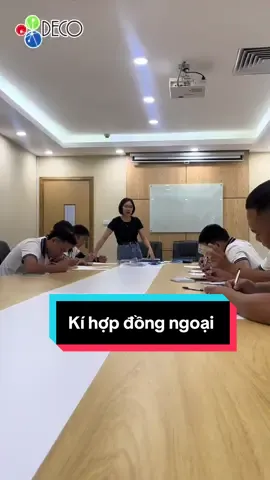 Kí hợp đồng ngoại tại Deco #deco #xuatkhaulaodong #japan #xuhuong #viral 