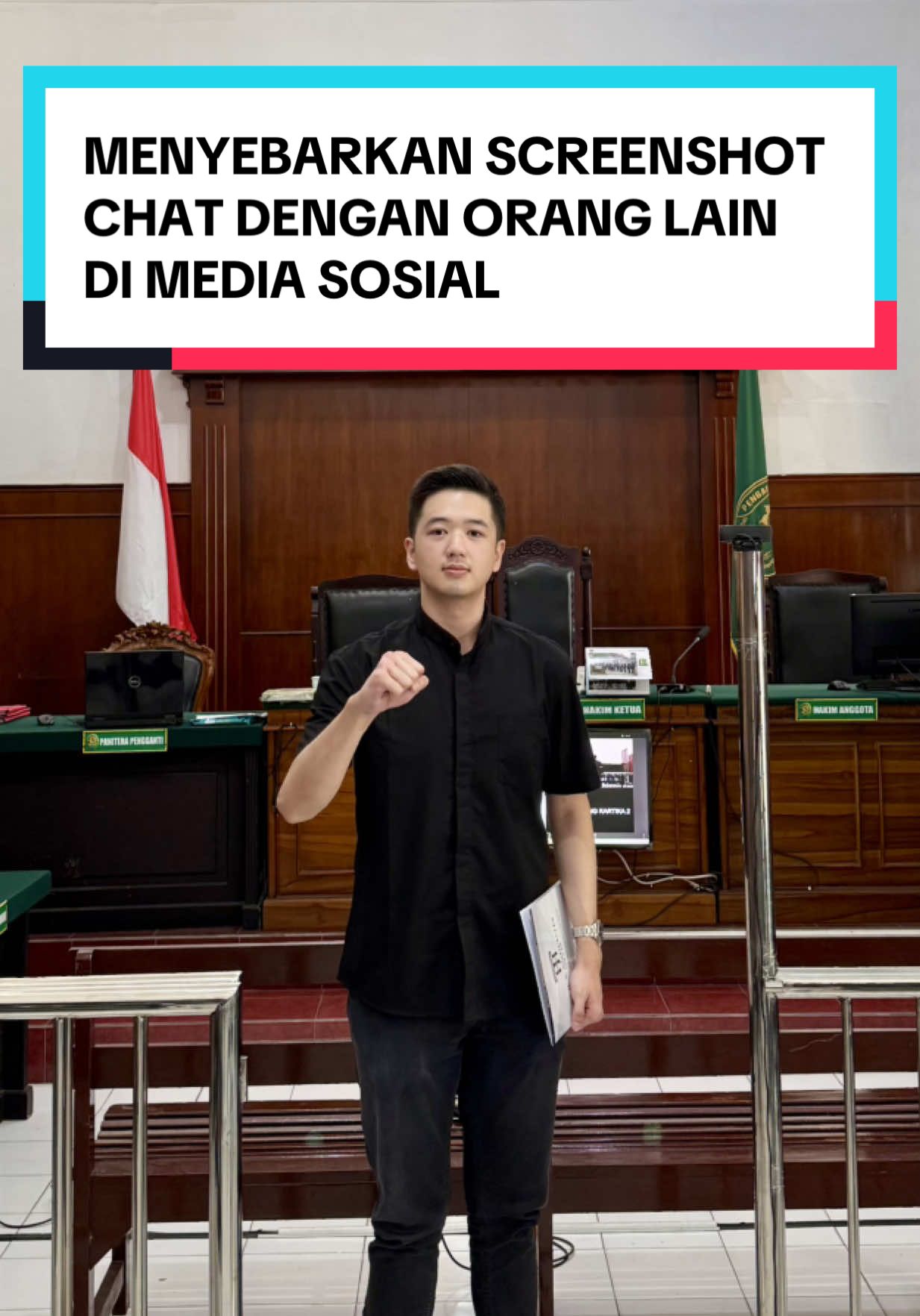 MENYEBARKAN SCREENSHOT CHAT DENGAN ORANG LAIN DI MEDIA SOSIAL