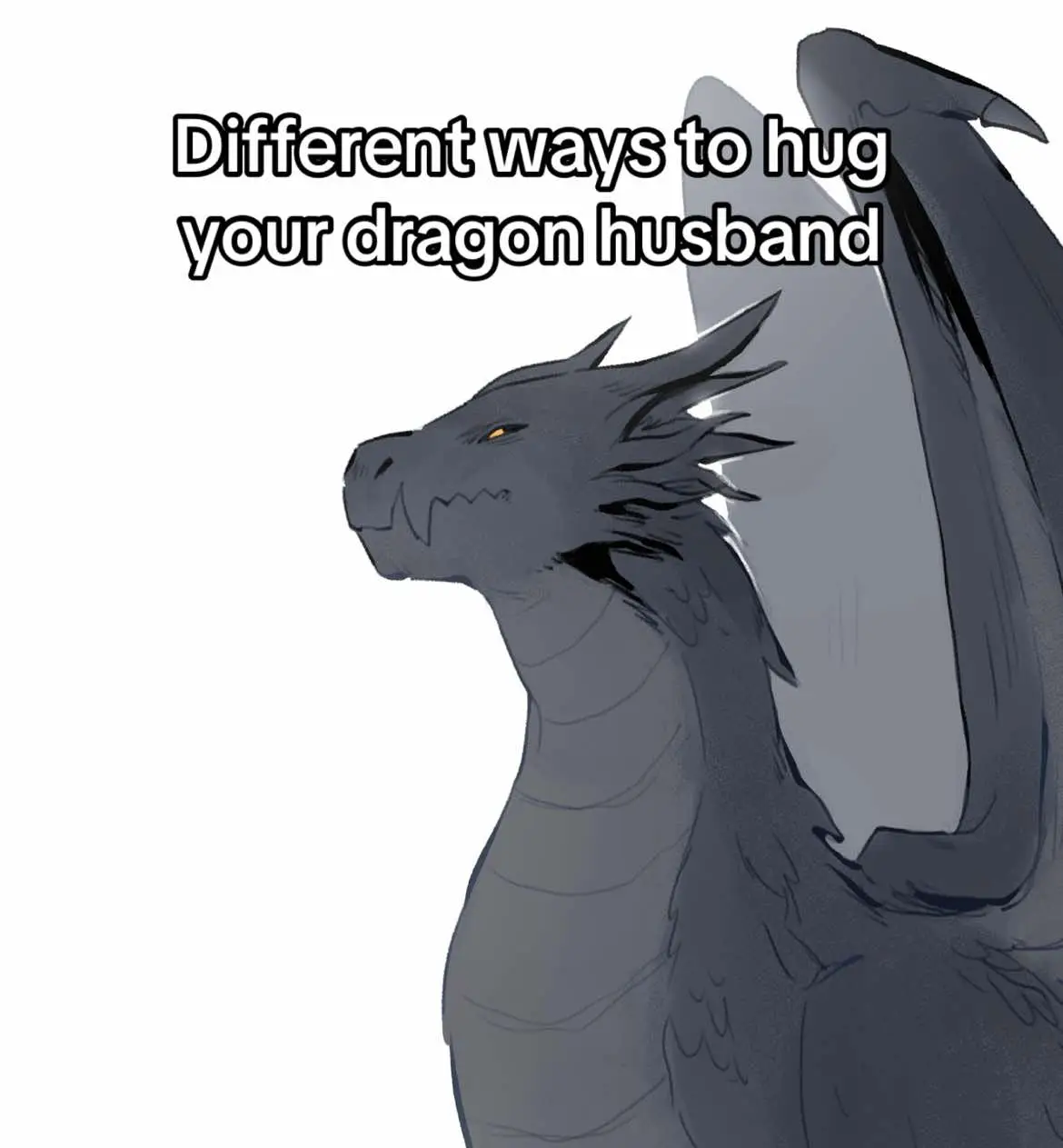 Not easy being married to a lizard this big  #monsterromance #originalcharacter #ocart #monsterlover #smallcontentcreator #indieauthor #trendingart #BookTok 