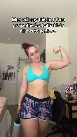 And I don’t want a man that thinks like that 😛 #relatable #girlsrelate #GymTok #gymgirl #fyp 