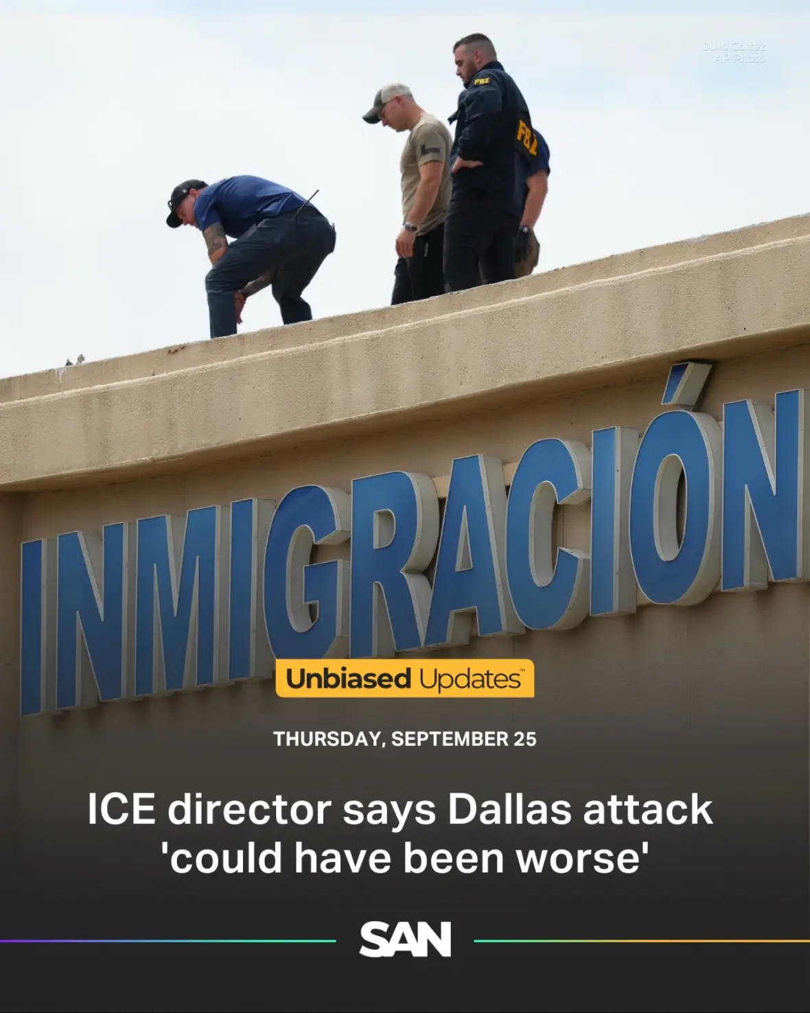 Homeland Security has ordered tighter security nationwide after the Wednesday shooting at a Dallas ICE facility. Authorities said 29-year-old Joshua Jahn, fired from a rooftop, spraying bullets into vehicles outside an ICE field office. The shooter killed one detainee and critically injured two others before he turned the gun on himself. The White House is warning federal agencies: if the government shuts down next week, don’t expect furloughs; expect firings. In a memo first reported by Politico, the Office of Management and Budget directed agencies to prepare for mass layoffs in programs that would lose funding and are “not consistent with the president’s priorities.” The DOJ prepares to seek an indictment against former FBI director James Comey, accusing him of providing false testimony to Congress about the FBI’s handling of the Russia investigation. NASA launched its I-MAP mission Wednesday to chart the vast, invisible bubble around our solar system. This region, known as the heliosphere, is a large protective shield formed by solar winds that encases our solar system.