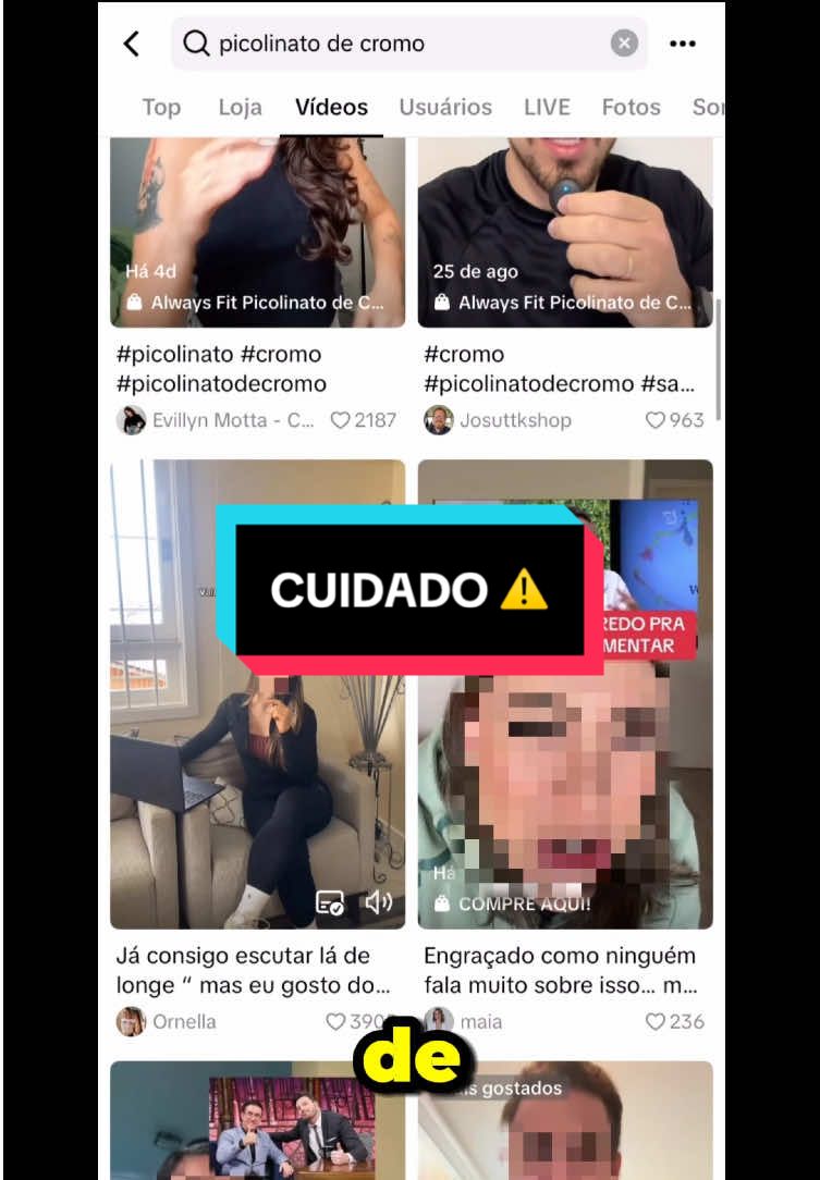 Cuidado com o picolinato de cromo fake que não funciona 😳😳