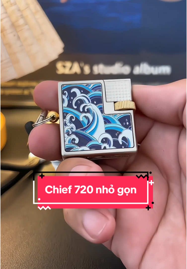 Chief 720 nhỏ gọn vỏ kim loại mạ satin hoa văn ven và vân sóng 2xx cá #batlua #batluadep #batluadocla #xuhuong #trending #viral #fypシ゚ #lenxuhuong #chief 